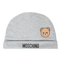 Teddybeer Grijs Nieuwgeboren Katoenen Muts