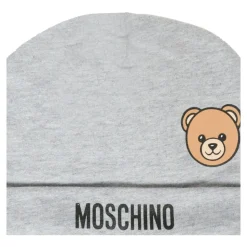 Teddybeer Grijs Nieuwgeboren Katoenen Muts