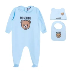 Teddybeer Katoen Pluche Romper, Mutsen en Slabbers Set