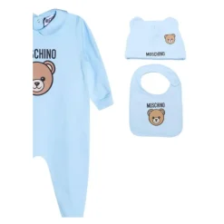Teddybeer Katoen Pluche Romper, Mutsen en Slabbers Set
