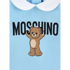 Teddybeer Rompers in lichtblauw