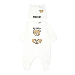 Teddybeer Rompers Set Ivoor