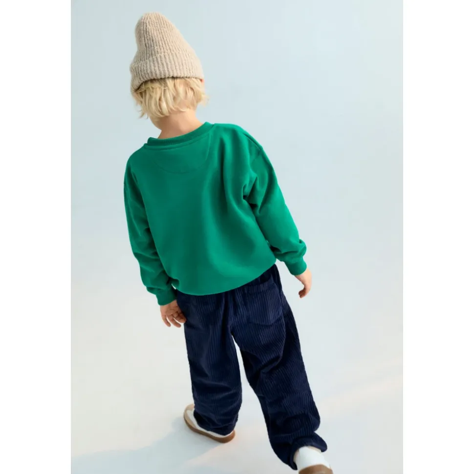 TNS Logo Sweatshirt Stralend Smaragd