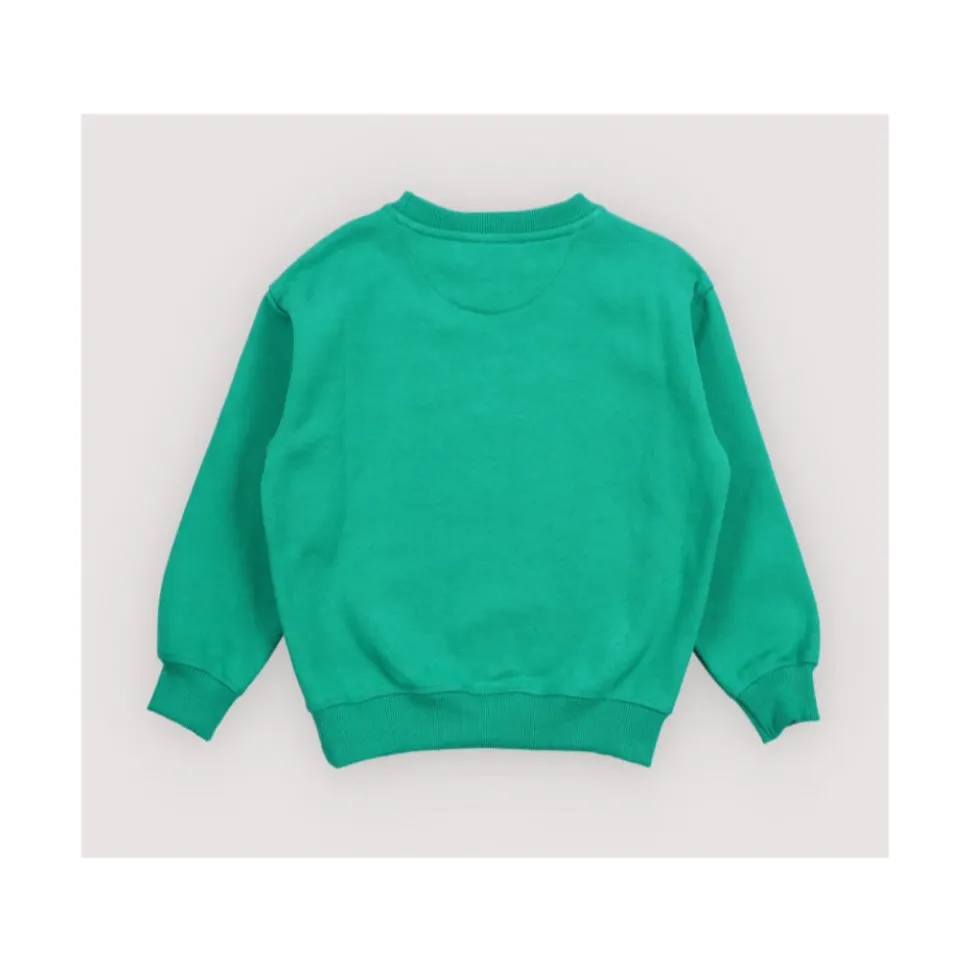 TNS Logo Sweatshirt Stralend Smaragd