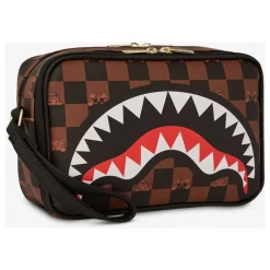 Toilettas met glurend personagecontrole