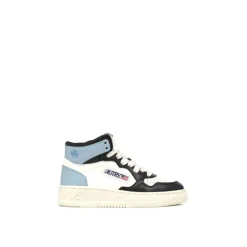 Tricolor Leren Sneakers