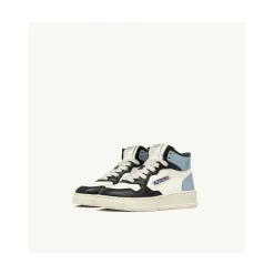 Tricolor Leren Sneakers