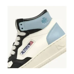Tricolor Leren Sneakers