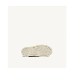 Tricolor leren sneakers met rits