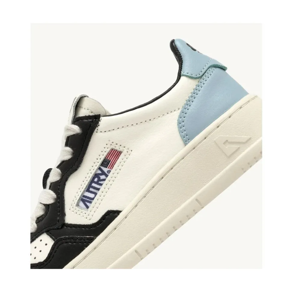 Tricolor Leren Sneakers voor Kinderen