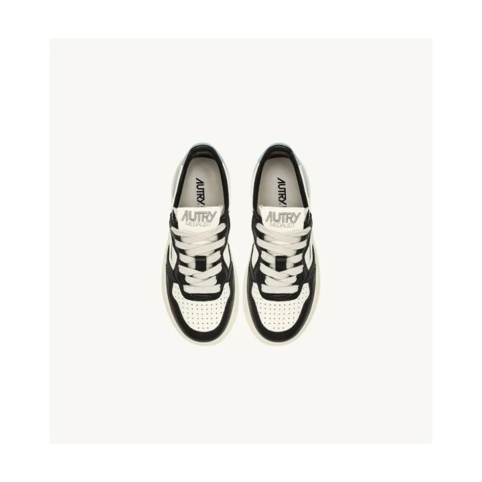 Tricolor Leren Sneakers voor Kinderen