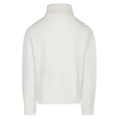 Trui met hoge hals van wolblend