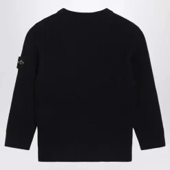 Trui met Ronde Hals en Fijn Geribbelde Details