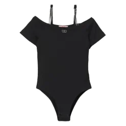 T-shirt met boot hals en korte mouwen