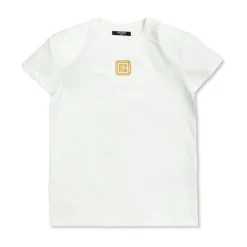 T-shirt met geborduurd logo