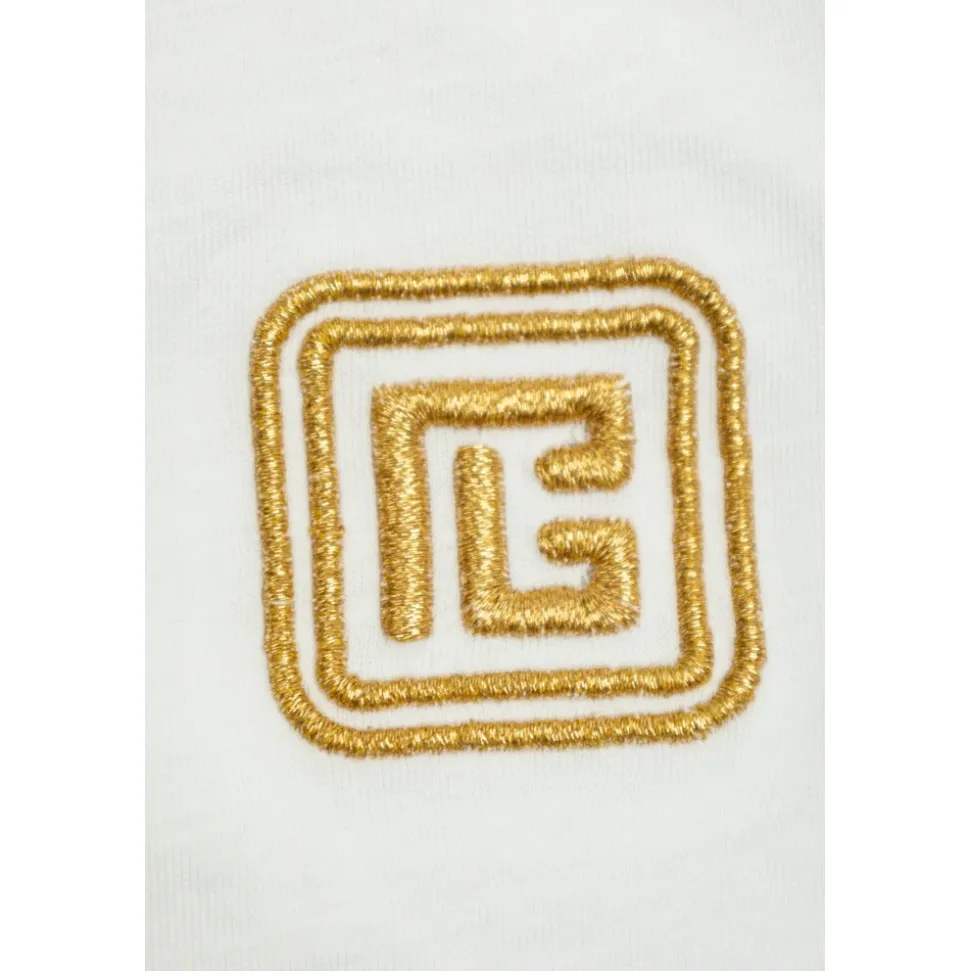 T-shirt met geborduurd logo