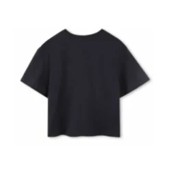 T-shirt met logo-borduursel