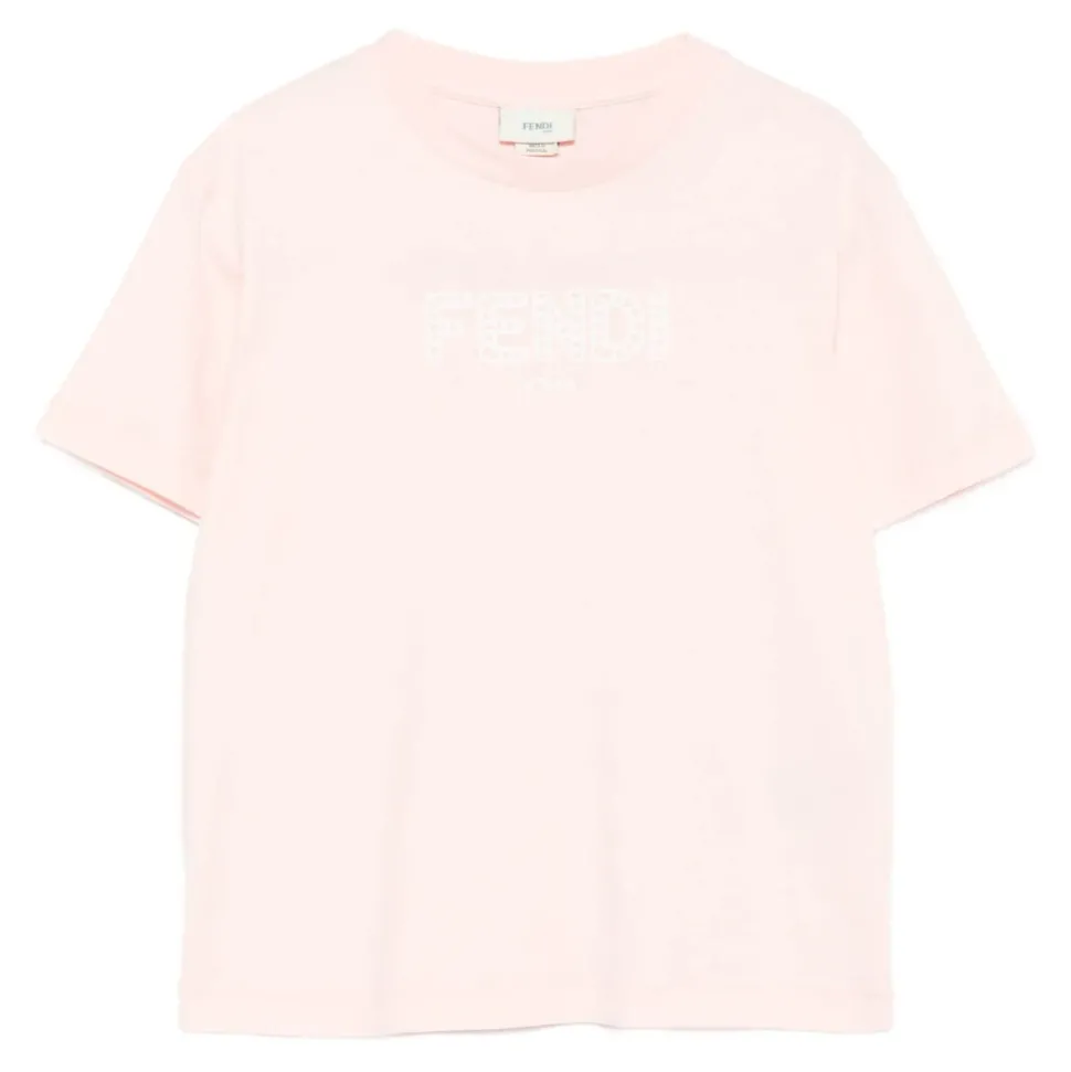 T-shirt met ronde hals