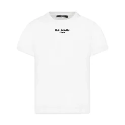 T-shirt met ronde hals en korte mouwen met mini-borstprint