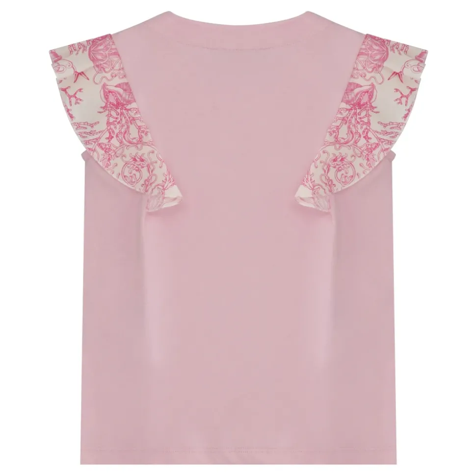 Underwater Barocco Ruffled T-Shirt