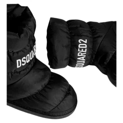 Urban Snowboots Zwart Puffer