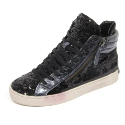 Velvet Paillettes Sneakers