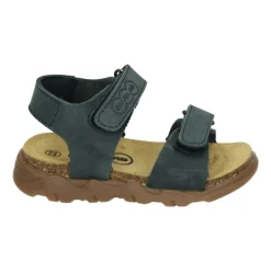 Verstelbare Blauwe Sandaal met Rubberen Zool