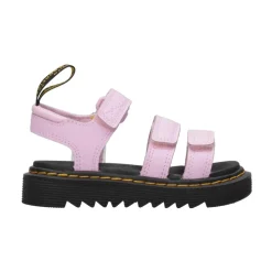 Verstelbare leren sandalen met klittenbandsluiting