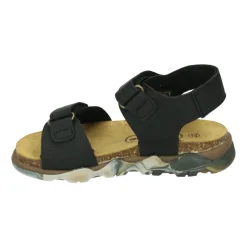 Verstelbare Sandaal in Zwart