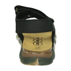 Verstelbare Sandaal in Zwart