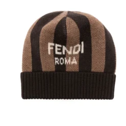 Verticaal gestreepte hoed