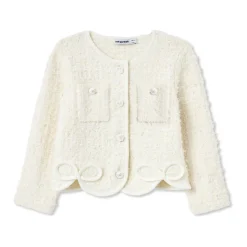 Vest met decoratieve afwerking