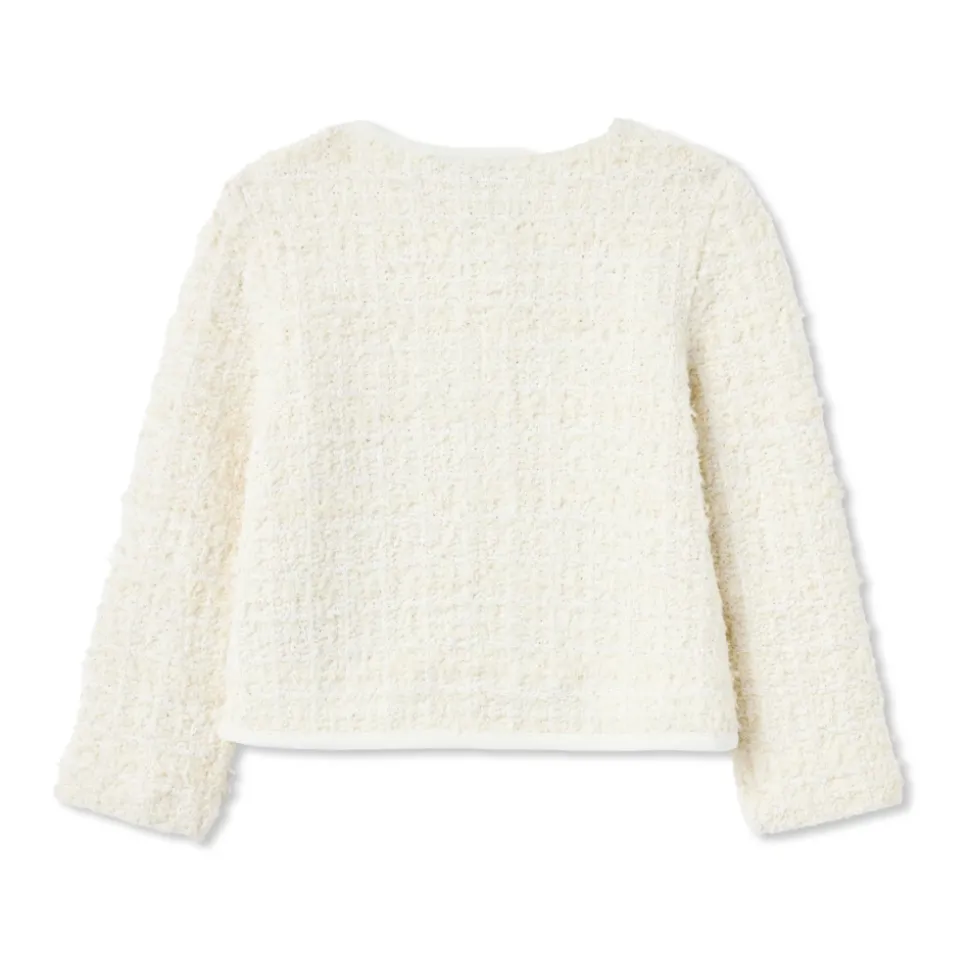 Vest met decoratieve afwerking