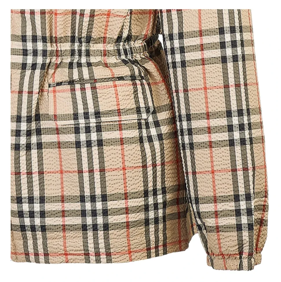 Vintage Check Beige Kinderjas