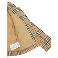 Vintage Check Gewatteerde Jas