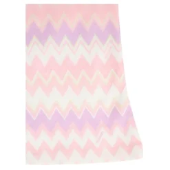 Wijd uitlopende Roze Chevron Patroon Katoenen Leggings