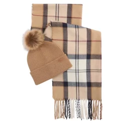 Wintercadeauset met sjaal en muts