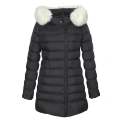 Winterjas voor meisjes met capuchon en bont