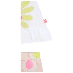 Wit Daisy Katoen Sportset