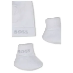 Wit Gebreide Accessoireset met Panda