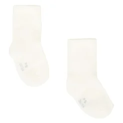 Wit Geribbelde Boord Sokkenset