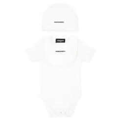 Wit Katoenen Body Set met Accessoires