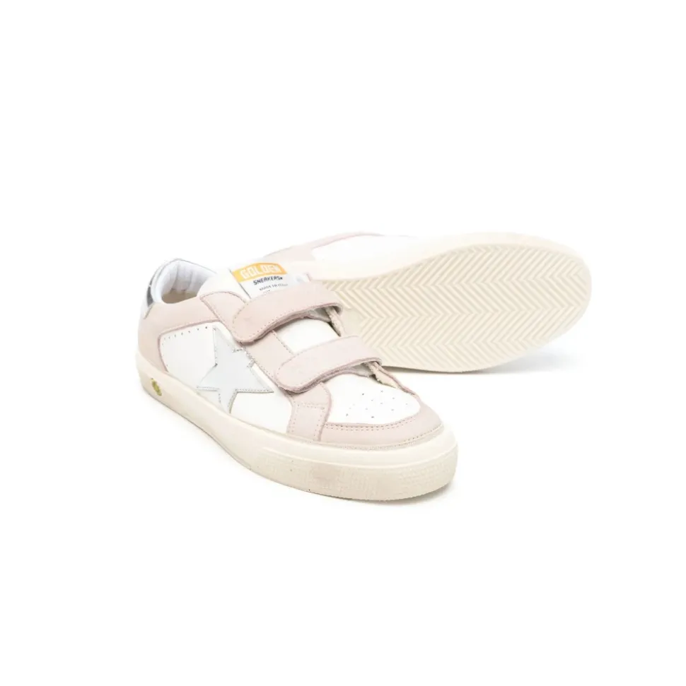 Wit Lichtroze Zilver May Schoenen