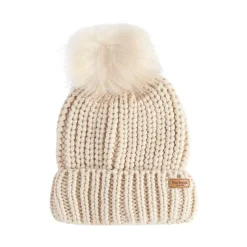 Wit Stof Sjaal en Hoed Set