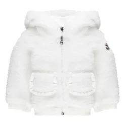 Witte Baby Hoodie met Logo