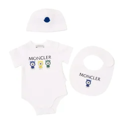 Witte Babyset met Muts en Slabbetje