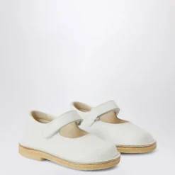 Witte Ballerina Platte Schoenen