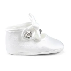Witte Balletflats met Enkelband