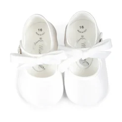 Witte Balletflats met Enkelband