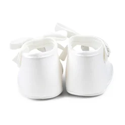 Witte Balletflats met Enkelband